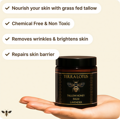 All Natural,Grass-Fed Beef Tallow For Smooth & Deeply Hydrated Skin (Citrus 4oz)