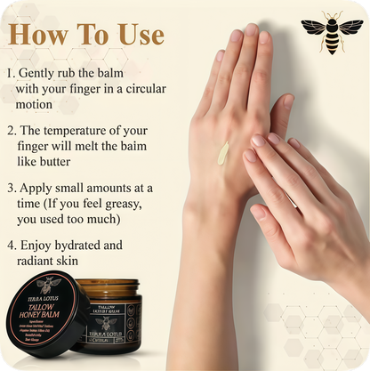 All Natural,Grass-Fed Beef Tallow For Smooth & Deeply Hydrated Skin (Citrus 4oz)