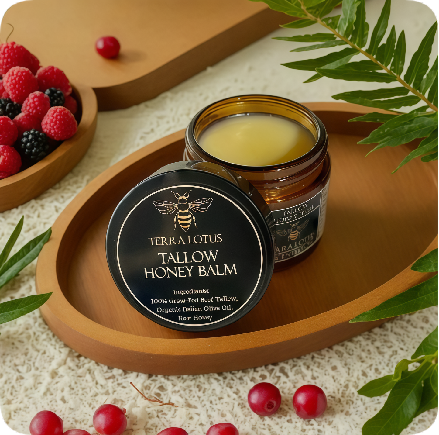 All Natural,Grass-Fed Beef Tallow For Smooth & Deeply Hydrated Skin (Citrus 4oz)